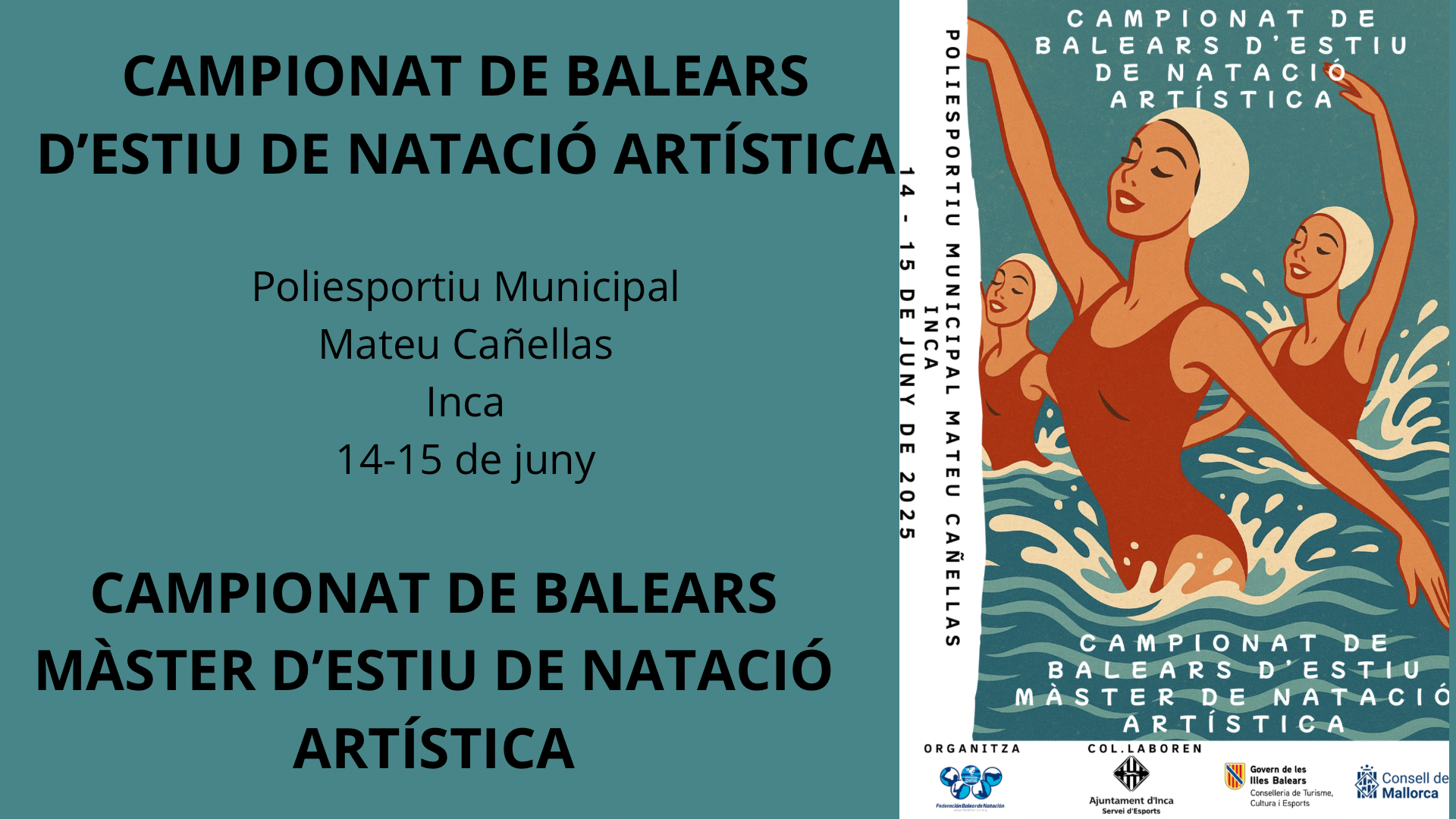 CAMPIONAT DE BALEARS I CAMPIONAT DE BALEARS MÀSTER D’ESTIU